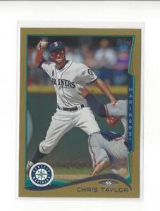 2014 Topps Update Gold #US180 Chris Taylor RC Rookie Mariners Dodgers /2014