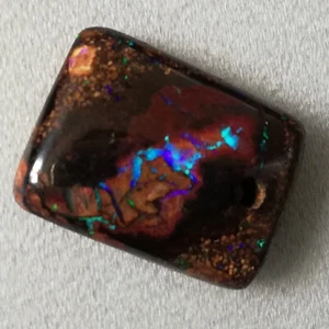 Gorgeous 12.65CT Drilled Australian Queensland Matrix Boulder Opal - Picture 1 of 6