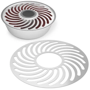 nobellgo Edelstahl Gitterrost für OMNIA Backofen Backblech Backgitter