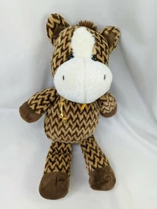 Peluche Kellytoy Caballo Marrón 15 Pulgadas Chevron Peluche Juguete #2 - Imagen 1 de 7