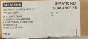 Siemens ELEKTROSCHALTERMODUL 6GK5008-0BA10-1AB2 - Bild 1 von 3