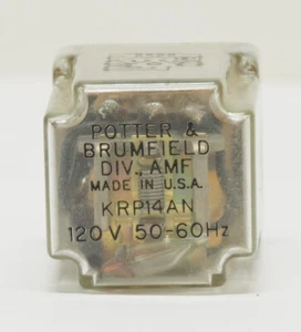 NUEVO relé de alimentación Potter & Brumfield tipo KRP14AN 120V - Imagen 1 de 6