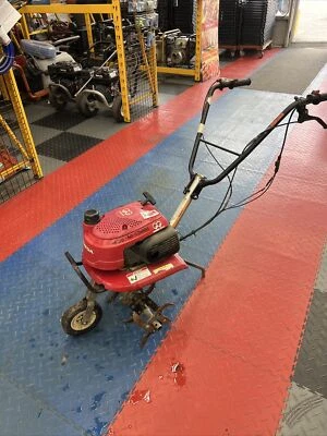 Honda F220 21" Roto Tiller Lawn Garden Cultivator Mid Tine Gas Rototiller Used - Image 1 of 4