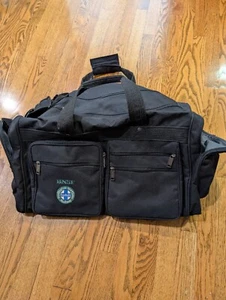 BNSF Railway Duffle Bag Black 24x12 Employee Railroad Trains - Picture 1 of 8