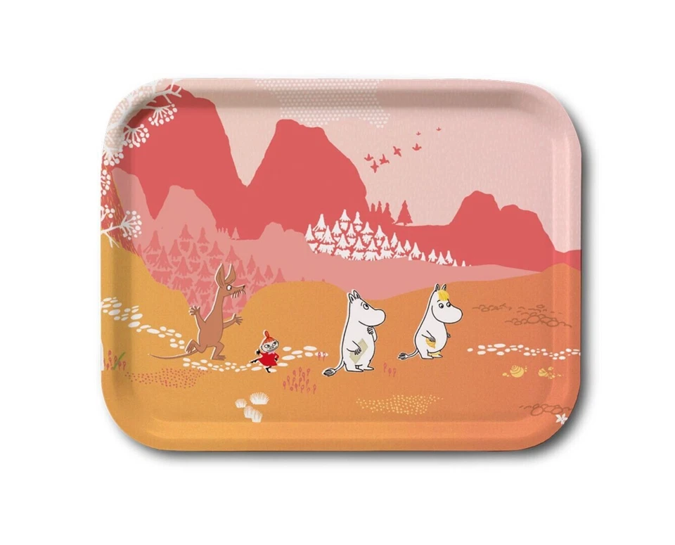 Moomin Tray Treasure Hunt Pink 27 x 20 cm - Image 1 of 1