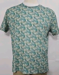 M&S x Kestin Hare Designer Green Palm Print Short Sleeve T-Shirt Women's XXL - Picture 1 of 8
