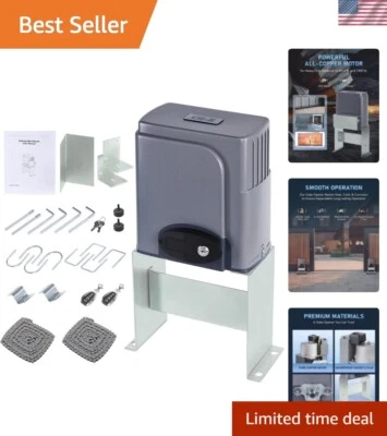 Smart Sliding Gate Opener System - Includes Remote Controls and Safety Features - Image 1 of 4