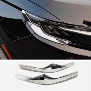Chrome Headlight Eyebrow Trim Strip Accessories 2pc For Honda CRV CR-V 2023-2025 - Bild 1 von 10