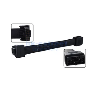 For GPU RTX4090 RTX4080 12+4Pin PCIE to 16 Pin Extension Cable 12VHPWR 90°Elbow - Picture 1 of 12