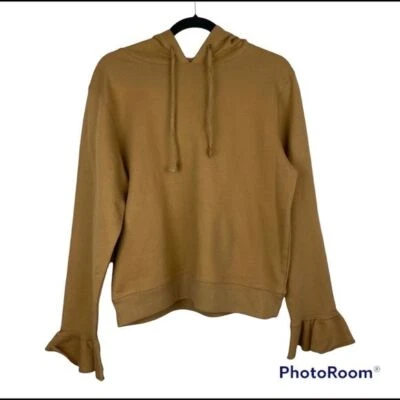 J. Sudadera con Capucha Crew Acampanada Puño Tostado Talla Mediana Foto 1 de 4