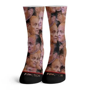 Mayor Rudy Giuliani Sweating Collage Fashion Socks - Picture 1 of 4