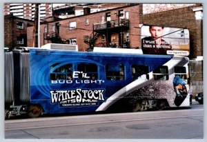 TTC Streetcar 4229 'Bud Light' Wrap King St W & Queen W Toronto Fuji 4x6 Print#2 - Picture 1 of 2