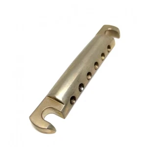Faber Vintage Stoptail Nickel aged Alu tailpiece for Tune-O-Matic - Picture 1 of 4
