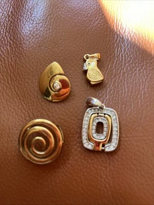 Pierre Lang Hochwertiger Modeschmuck Konvolut 4 Anhänger - Bild 1 von 5