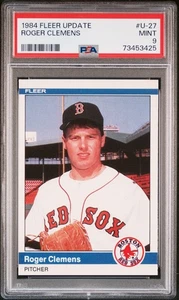 1984 Fleer Update Roger Clemens #U-27 PSA 9 - Picture 1 of 2
