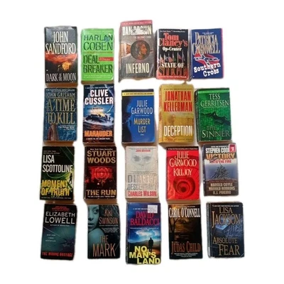 Lot of 18 Bestselling Thriller Paperback Books - Very Good Condition  - Image 1 of 4