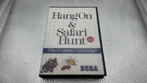 Hang On/Safari Hunt Sega Master System W/Manual Retro 1986 #1263 - Picture 1 of 14