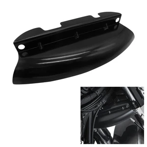 Black Lower Triple Tree Wind Deflector For Harley Touring Street Glide 2014-2021 - Picture 1 of 9
