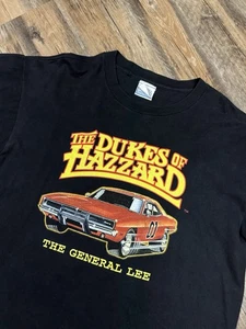 T-shirt All Sport adulto XL Dukes Of Hazzard General Lee stampa grafica nera vintage - Foto 1 di 9