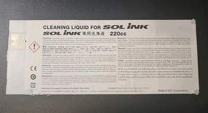 Roland Reinigungsflüssigkeit Eco-Sol Soljet Solvent 220ml Kartusche  - Bild 1 von 2