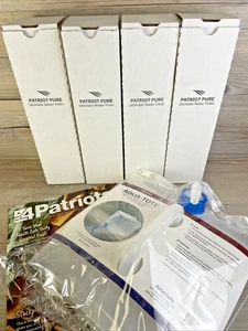 Patriot Pure Ultimate Water Replacement Filters (4) + Aqua Tote Water Container - Picture 1 of 4