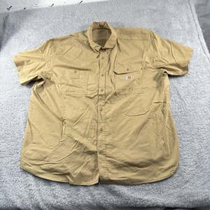Carhartt Force Herren 4XL Relaxed Fit Kurzarm Button Down Hemd - Bild 1 von 11