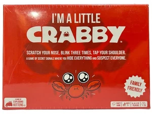 I'm a Little Crabby Family Friendly Game NEW SEALED Card Game Exploding Kittens - Picture 1 of 7