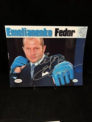 FEDOR EMELIANENKO SIGNED 8X10 PHOTO MMA LEGEND PRIDE UFC JSA COA - Image 1 of 4
