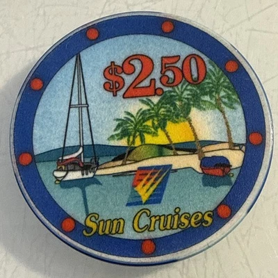 SUN CRUISES $2.50 CRUCERO CASINO CHIP ENVÍO COMBINADO Foto 1 de 3