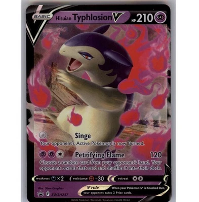Hisuian Typhlosion V - Holo Promo SWSH: Sword & Shield Promo Cards SWSH237 NM - Image 1 of 2