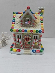 De colección Kurt Adler M&M's Navidad Iluminado Pan de Jengibre con Casa M&M's - Imagen 1 de 14