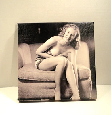 Impresión fotográfica sobre lienzo de Marilyn Monroe Foto 1 de 3