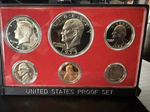 1973 Clad Proof Set U.S. Mint Original Government Packaging OGP - Picture 1 of 3