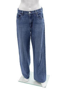 Pantalones de mezclilla azul de pierna ancha de tiro alto Snacks By Mother para mujer talla 27 - Imagen 1 de 8