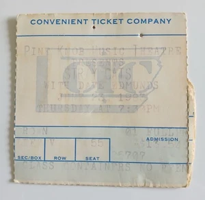 Stray Cats Concert Ticket Stub Pine Knob Michigan 1983 - Picture 1 of 2