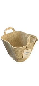 Large Round Braided Basket Brightroom 11x10x8 New With Tags NWT Storage - Picture 1 of 6
