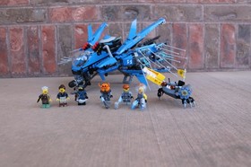 70614 LEGO The Ninjago Movie: Lightning Jet with all minifigures & manual