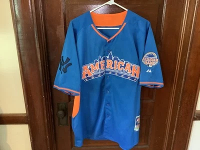 Camiseta Majestic 2013 MLB All Star Game NY Yankees Mariano Rivera 52 XXL Mets Foto 1 de 4