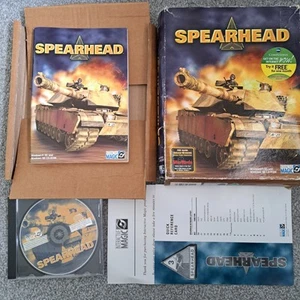 Spearhead Big Box Pc Game Complete Manuals Battle Strategy War Retro Rare VGC - Picture 1 of 8
