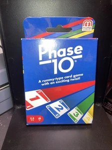 Phase 10 Card Game with Color Blind Accessible Deck Fun Game To Play With Family - Picture 1 of 2
