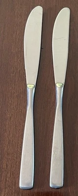 2 Cuchillos de Cena WMF Cromargan NORTICA Cuchillo Acero Inoxidable Japón 9" Cubiertos Foto 1 de 3