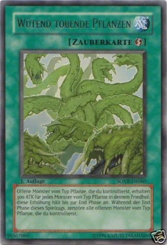 Yu-Gi-Oh 1x Wütend tobende Pflanzen - - - SOVR - Bild 1 von 1