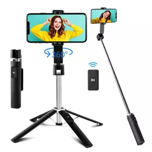Soporte para teléfono celular trípode remoto inalámbrico para selfies de 40" para iPhone Samsung - Imagen 1 de 13