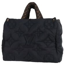 Louis Vuitton On the Go GM LV Pillow Monogram Nylon Shoulder Bag Noir M59005