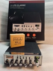 COBRA 29 LTD CLASSIC CB Radio + PŁYTA ECHO - PERFORMANCE DOSTROJONE I GŁOŚNE ROZMOWY SZCZYTOWE - Zdjęcie 1 z 2