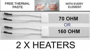 Ghd compatible heater Elementos 70 Ohmio O 160 Paquete De 2 Gratis Térmico Pasta - Bild 1 von 11