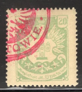 POLAND Opatów Municipal Revenue Stamp. Fiscal - Picture 1 of 2