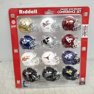 Set casco Big 12 Conference Riddell Pocket Size codice data luglio 2013 - Foto 1 di 7