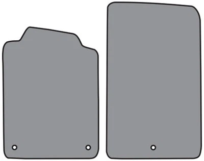 2001-2004 Chevrolet Corvette Z06 Cutpile Carpet Logo Floor Mat without Heel Pad - Image 1 of 2