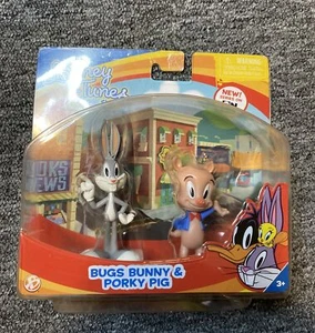 The Looney Tunes Show 2012 Bugs Bunny & Porky Pig Figuren von Bridge Direct NEU - Bild 1 von 6